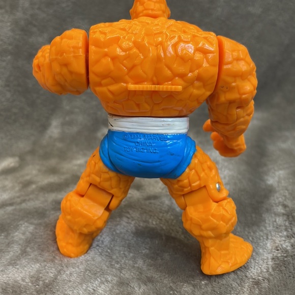 Rare The Thing Action Figure 5" Toy Biz Vintage 1994 Toybiz Marvel - Picture 4 of 7